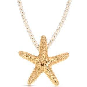 Ettika Gold Starfish Charm Necklace